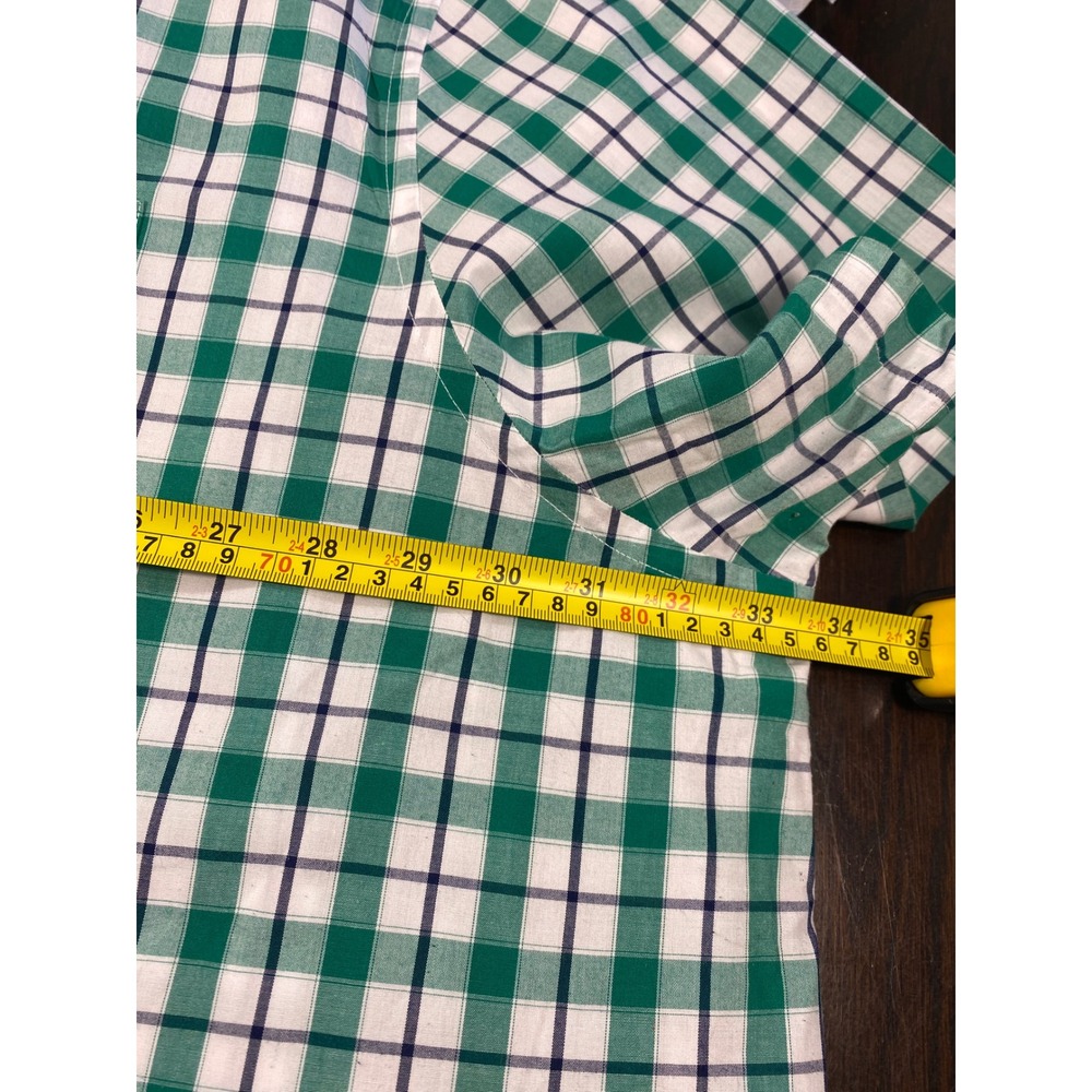 Quiet Luxury Coastal Plaid Shirt Oversized Resortcore 5XL - Picture 7 of 9